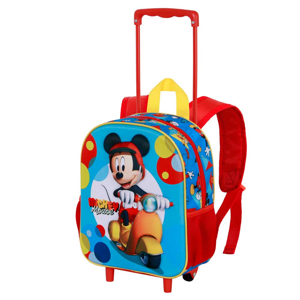 Sac à Dos 3D à Roulettes Petit Disney Mickey Mouse « Scooter »