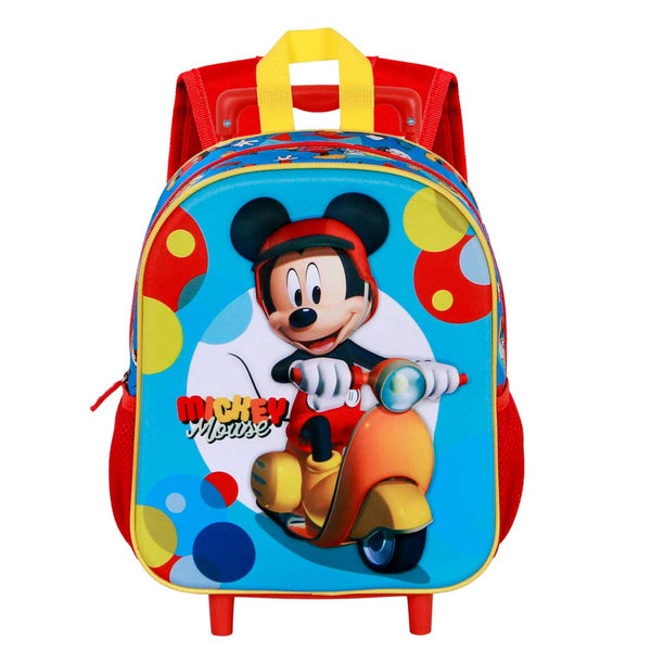Sac à Dos 3D à Roulettes Petit Disney Mickey Mouse « Scooter »