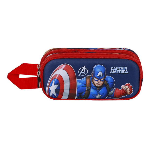 Trousse 3D Double Marvel Captain America « Patriot » – Multicolore
