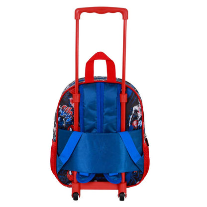 Sac à Dos 3D à Roulettes Petit Marvel Spider-Man « Wall »