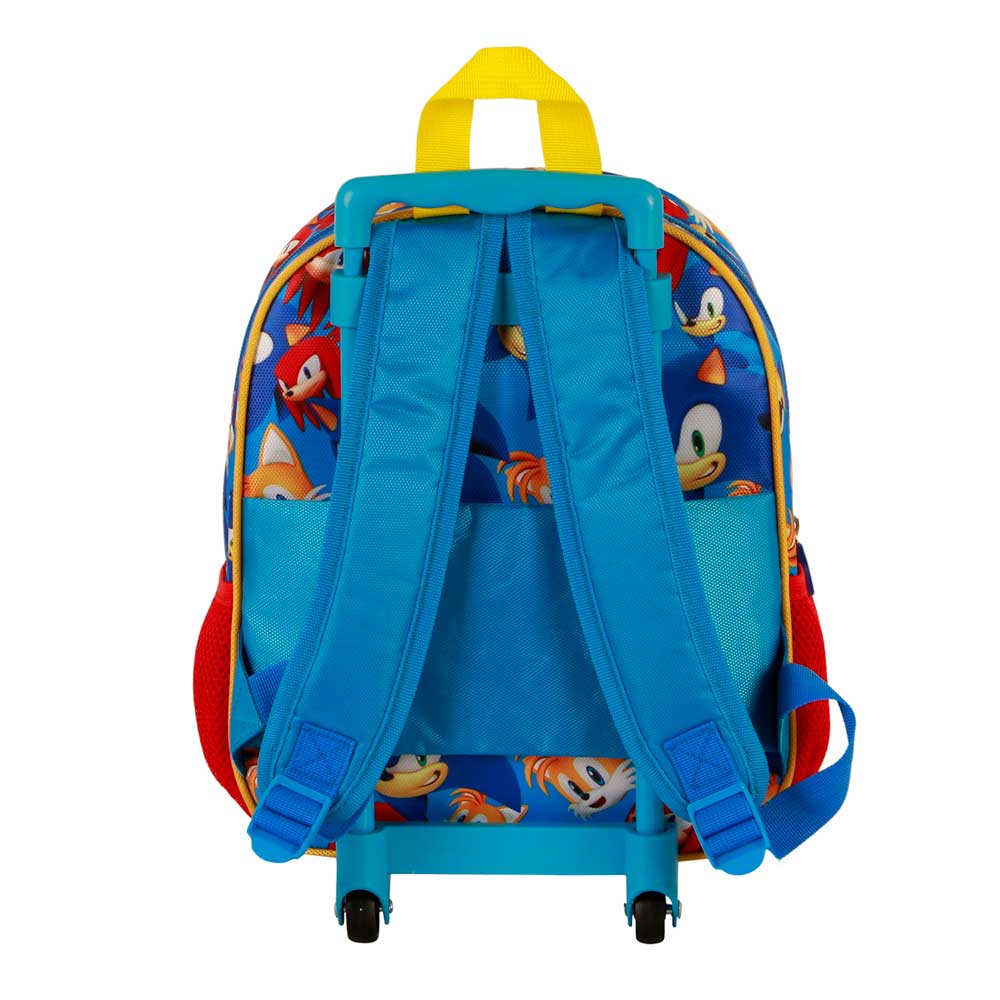 Sac à Dos 3D à Roulettes Petit Sonic the Hedgehog « SEGA Go »