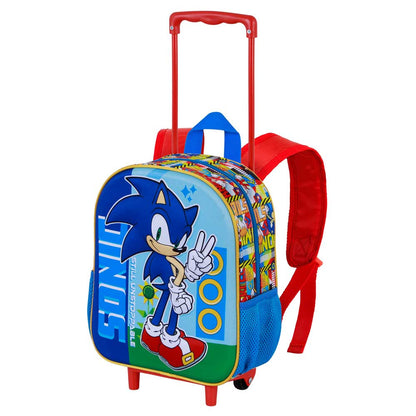 Sac à Dos 3D à Roulettes Petit Sonic the Hedgehog « SEGA Unstoppable »