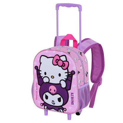 Sac à Dos ludique 3D avec petites roues Hello Kitty