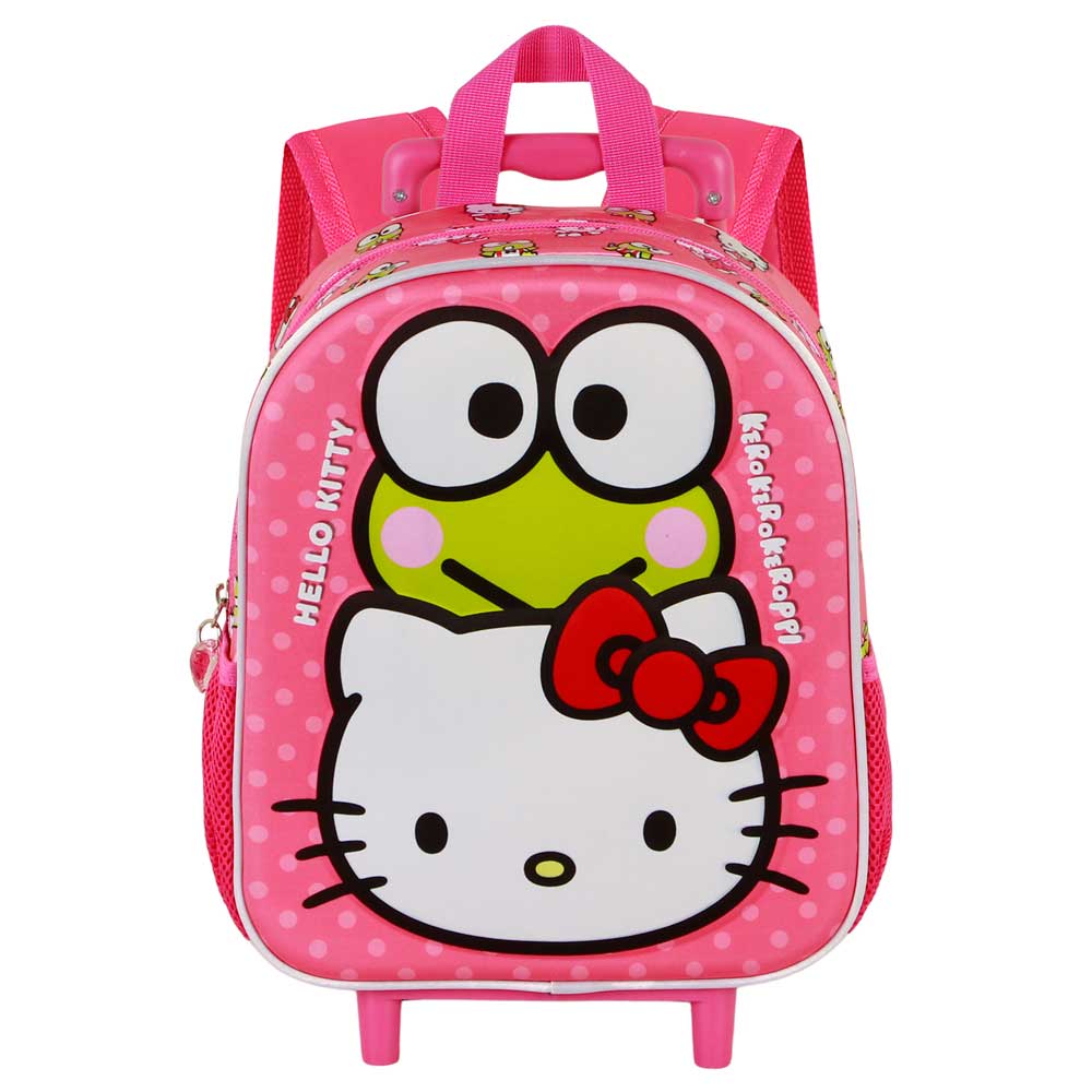 Sac à Dos 3D rigolo avec roulettes petit Hello Kitty
