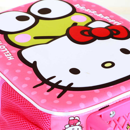 Sac à Dos 3D rigolo avec roulettes petit Hello Kitty