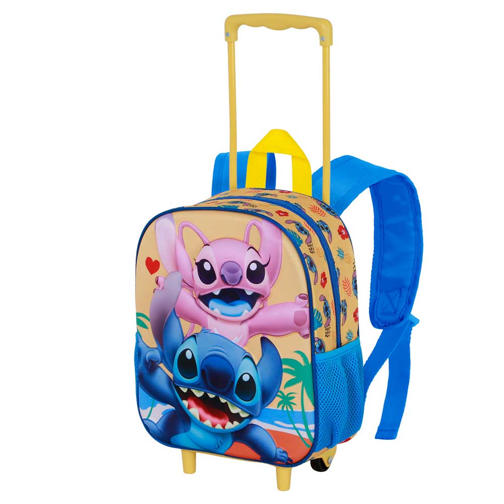 Sac à Dos 3D à Roulettes Petit Disney Lilo & Stitch « Ocean »