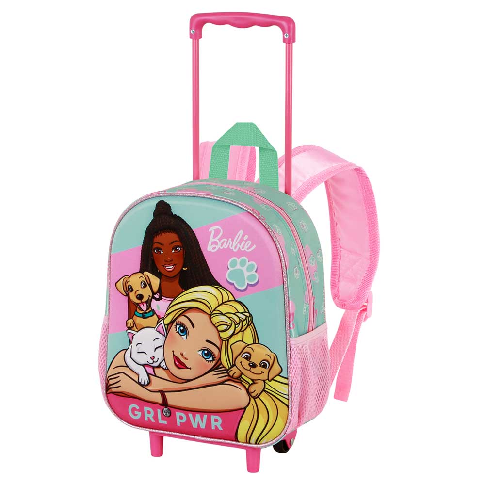 Sac à Dos 3D à Roulettes Petit Barbie « Pets »