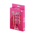 Mixed Set Erasable Gel Pen + Everlasting Pencil + 4 Erasers + Sharpener Barbie