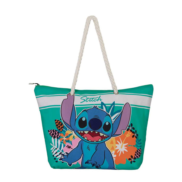 Sac de Plage Soleil Disney Lilo & Stitch « Tropic » – Bleu