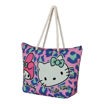 Sac de Plage Soleil Hello Kitty « Safari » – Rose