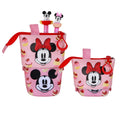 Trousse Portatout Mignonne + 2 Stylos Gel Effaçables Disney Minnie Mouse « Muffin »