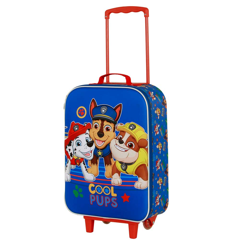 Valise à Roulettes Soft 3D La Pat’ Patrouille « Cool »