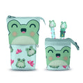 Cute Etui + 10-Kleurenpen + Uitwisbare Gelpen Oh My Pop! ‘Froggy’