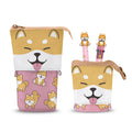 Cute Etui + 10-Kleurenpen + Gelpen Oh My Pop! ‘Shiba’