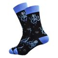 Blauwe octopus sokken