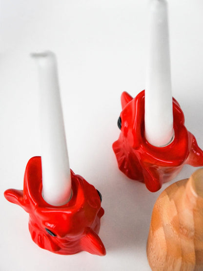 Goldfish Candle Holders