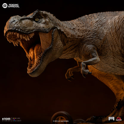 Pre-Order - T-Rex Attack Statue - Jurassic Park - Icons - Iron Studios
