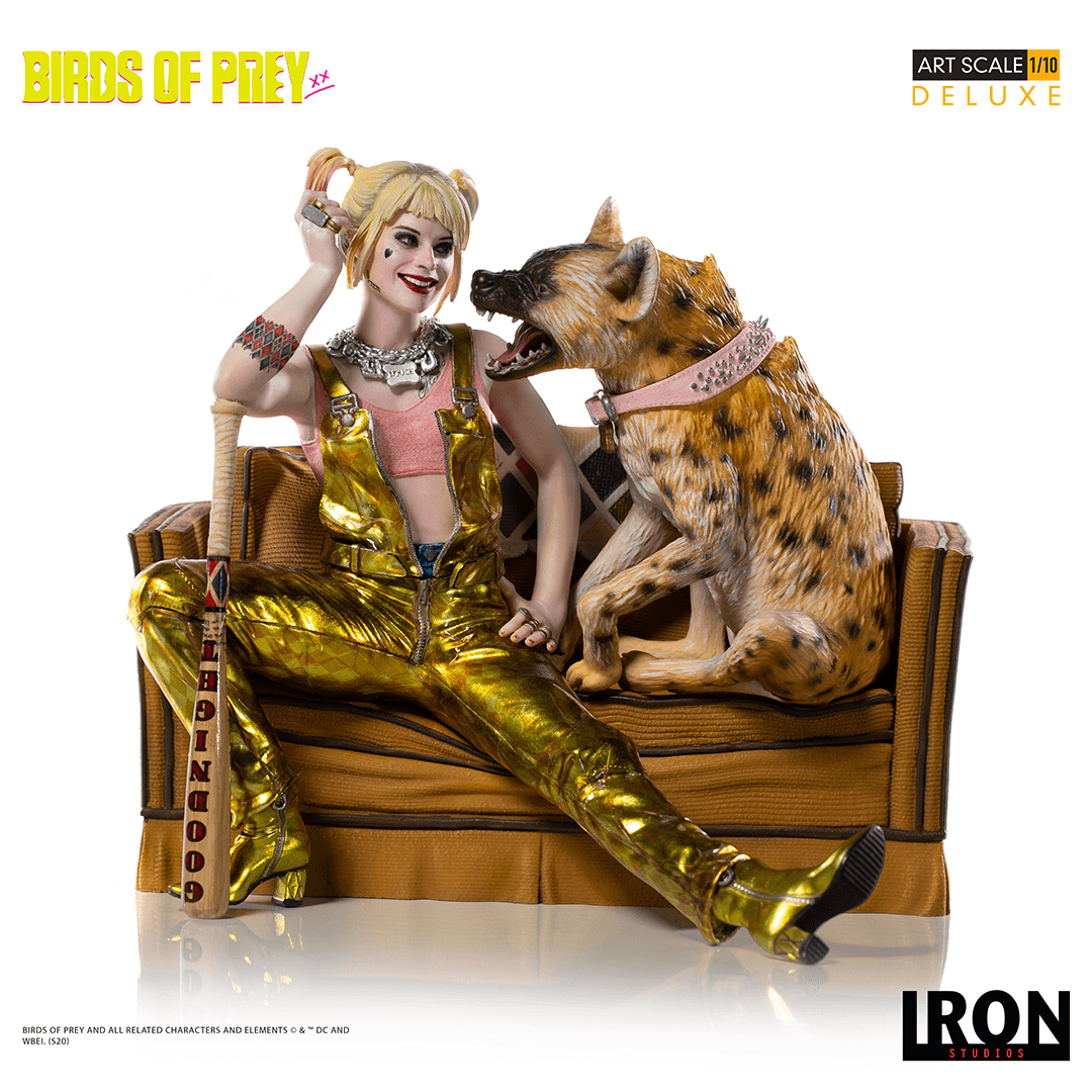Harley Quinn & Bruce Deluxe Statue - Art Scale 1/10 - Birds of Prey - DC Comics