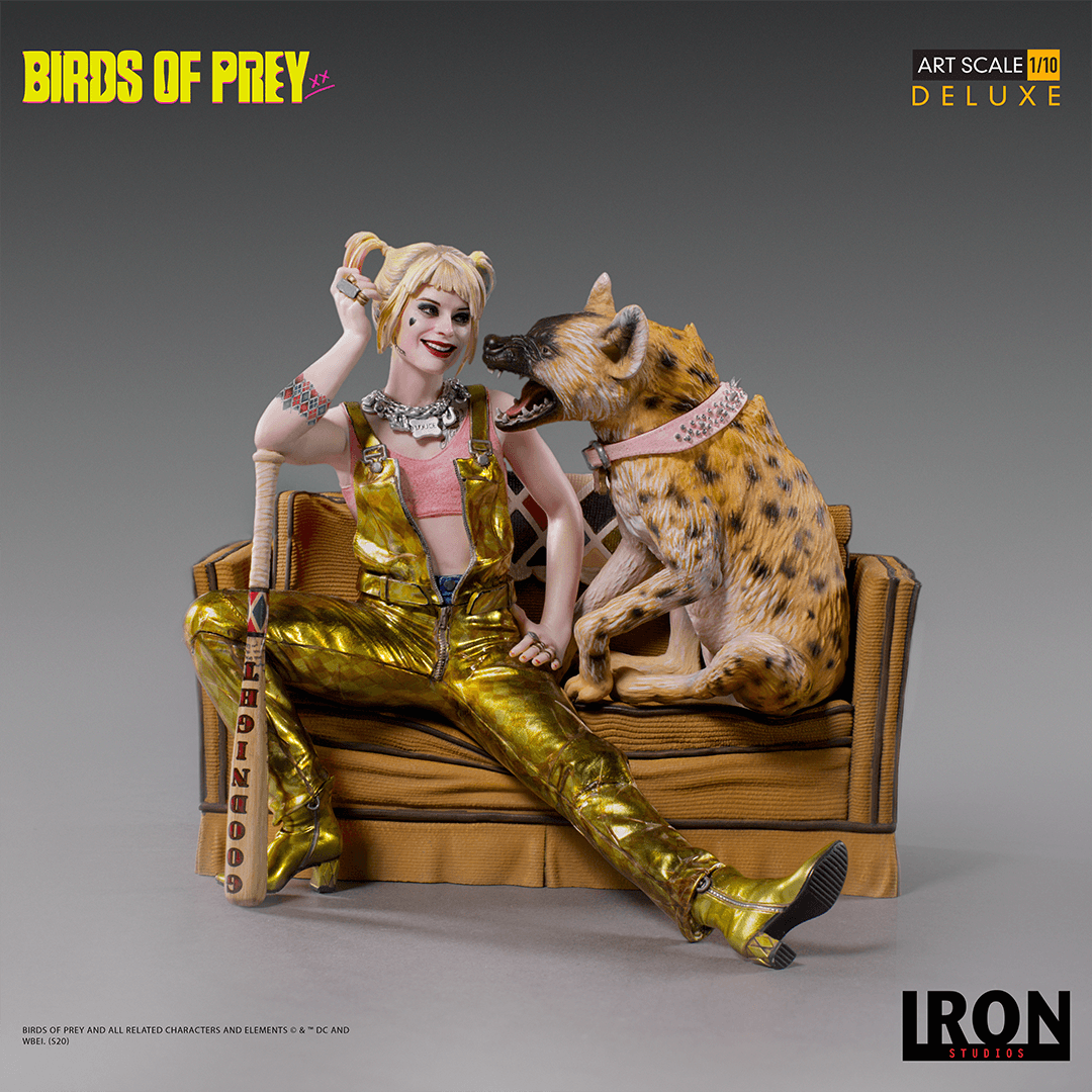 Harley Quinn & Bruce Deluxe Statue - Art Scale 1/10 - Birds of Prey - Iron Studios