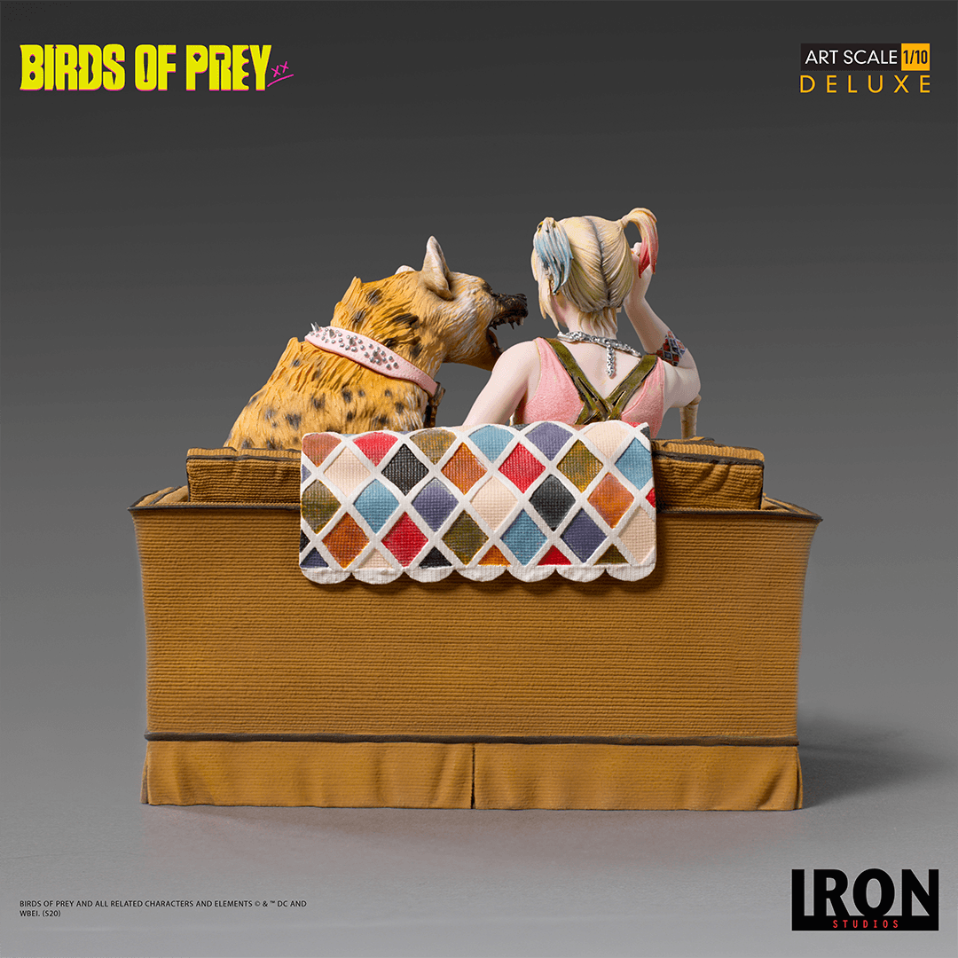 Harley Quinn & Bruce Deluxe Statue - Art Scale 1/10 - Birds of Prey - Iron Studios