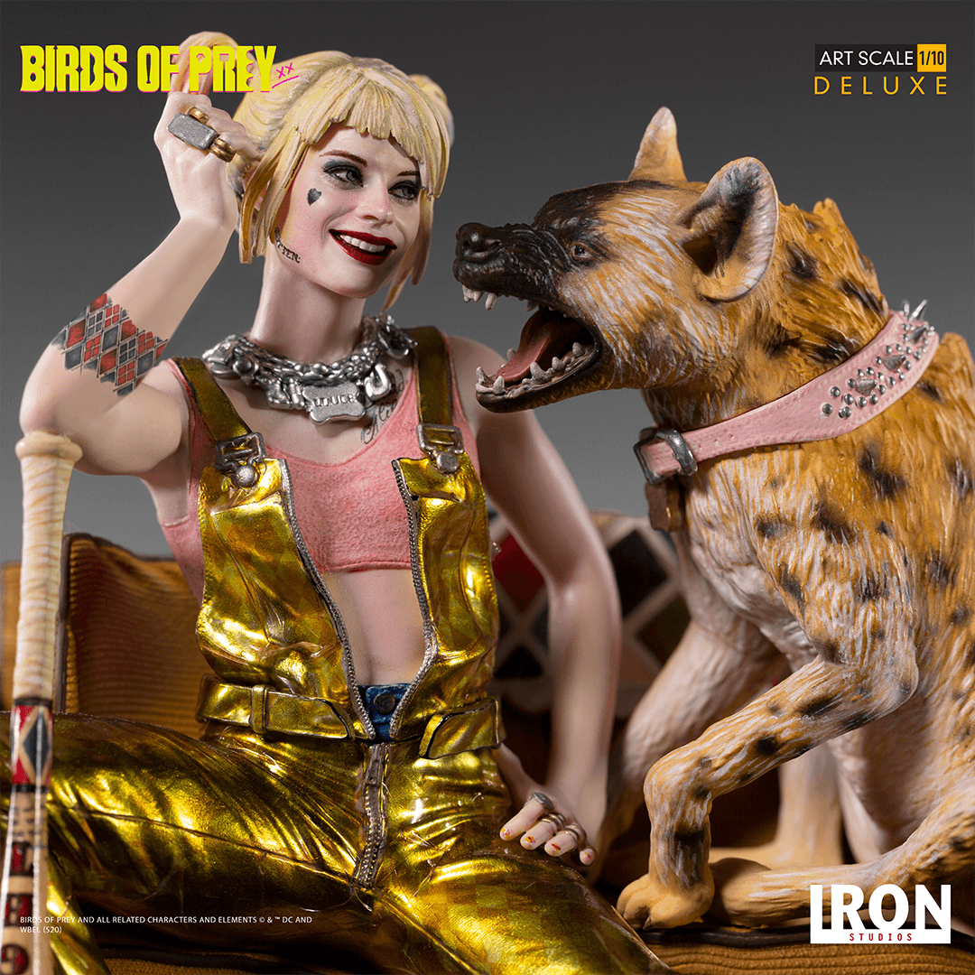 Harley Quinn & Bruce Deluxe Statue - Art Scale 1/10 - Birds of Prey - Iron Studios