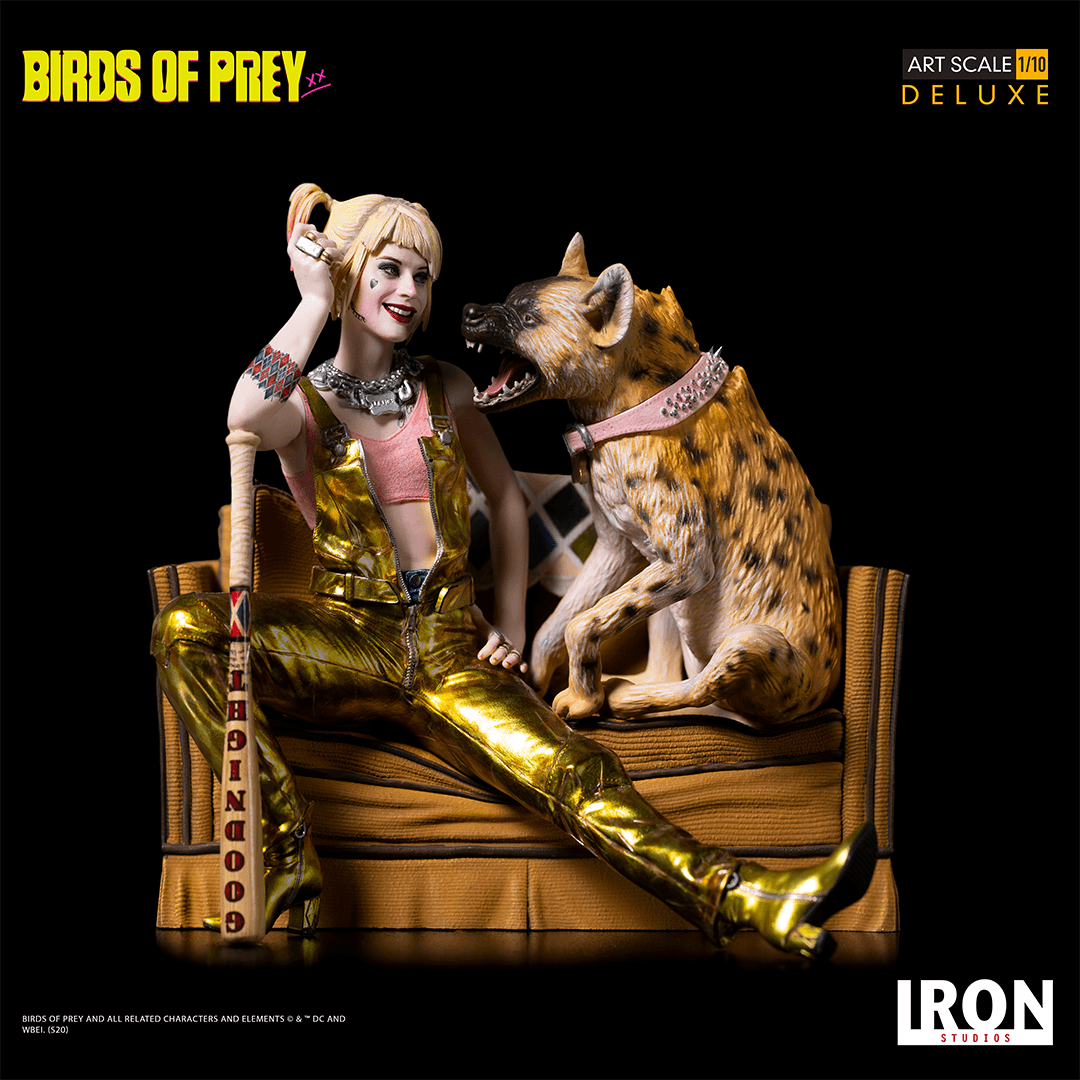 Harley Quinn & Bruce Deluxe Statue - Art Scale 1/10 - Birds of Prey - Iron Studios