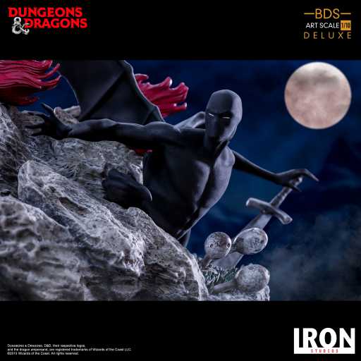 Venger with Nightmare & Shadow Demon Deluxe Statue - Dungeons & Dragons - Art Scale 1/10 - Iron Studios