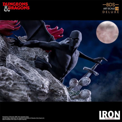Venger with Nightmare & Shadow Demon Deluxe Statue - Dungeons & Dragons - Art Scale 1/10 - Iron Studios