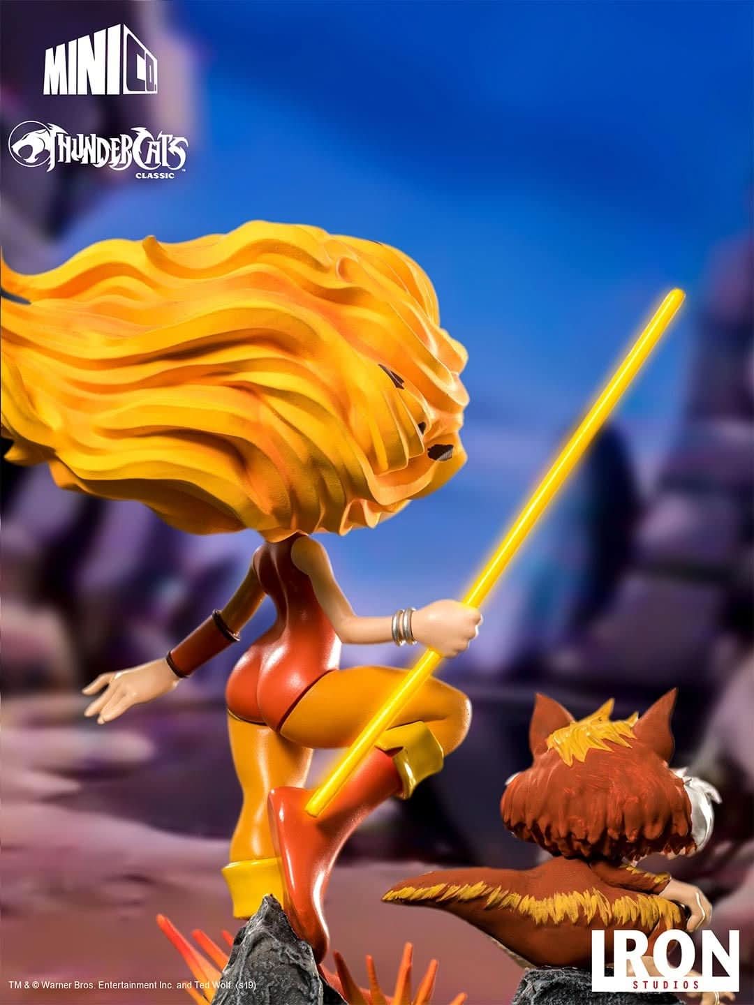 Cheetara and Snarf Statue - Thundercats - Minico - Iron Studios
