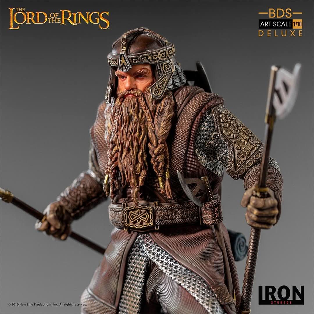 Gimli Deluxe Statue - Lord Of The Rings - Art Scale 1/10 - Iron Studios