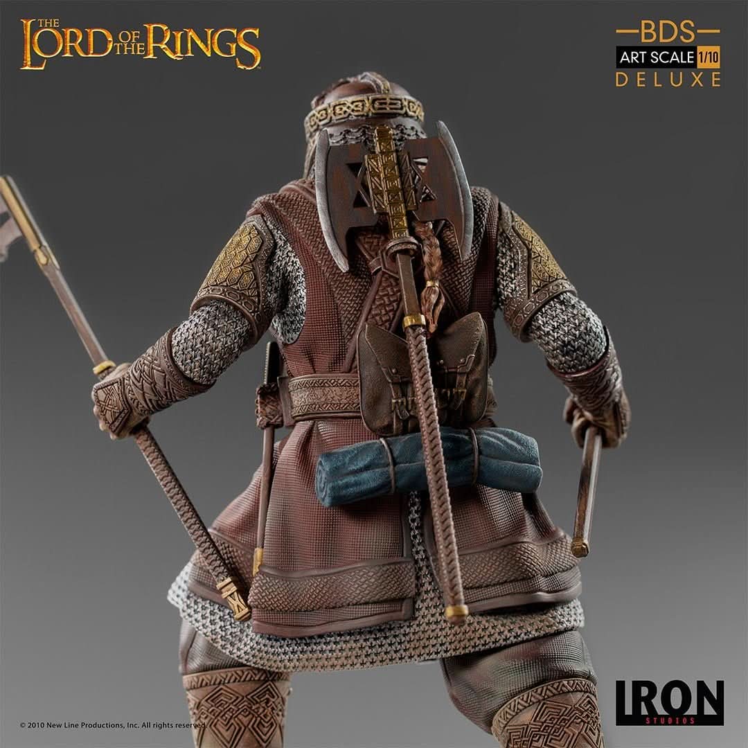 Gimli Deluxe Statue - Lord Of The Rings - Art Scale 1/10 - Iron Studios