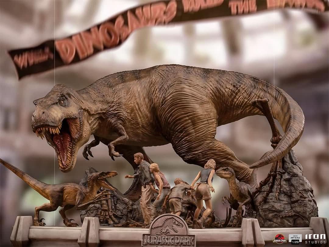 Diorama The Final Scene - Jurassic Park - Demi Scale 1/20