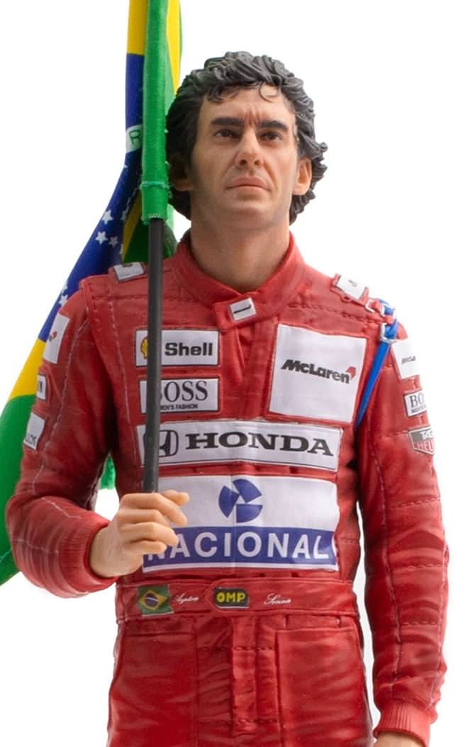 Ayrton Senna Deluxe - Brazil GP 1991 - Art Scale 1/10 - Iron Studios