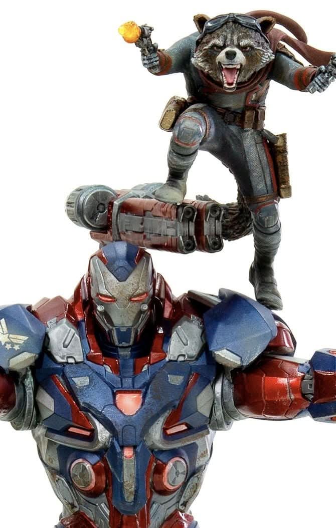 Iron Patriot & Rocket Statue - Avengers: Endgame - Art Scale 1/10