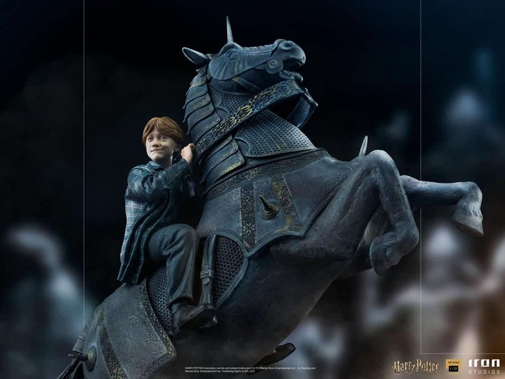 Statue Ron Weasley aux échecs des sorciers - Harry Potter - Art Scale 1/10
