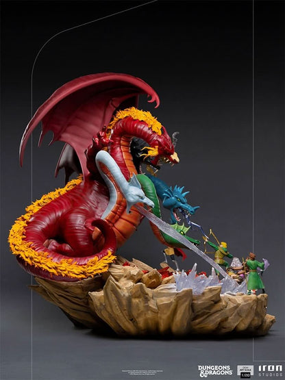 Tiamat Battle Diorama Statue - Dungeons and Dragons - Demi Art 1/20 - Iron Studios