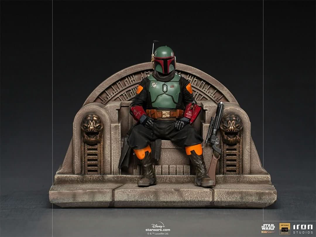 Statue Boba Fett on Throne - Star Wars: The Mandalorian - Art Scale 1/10