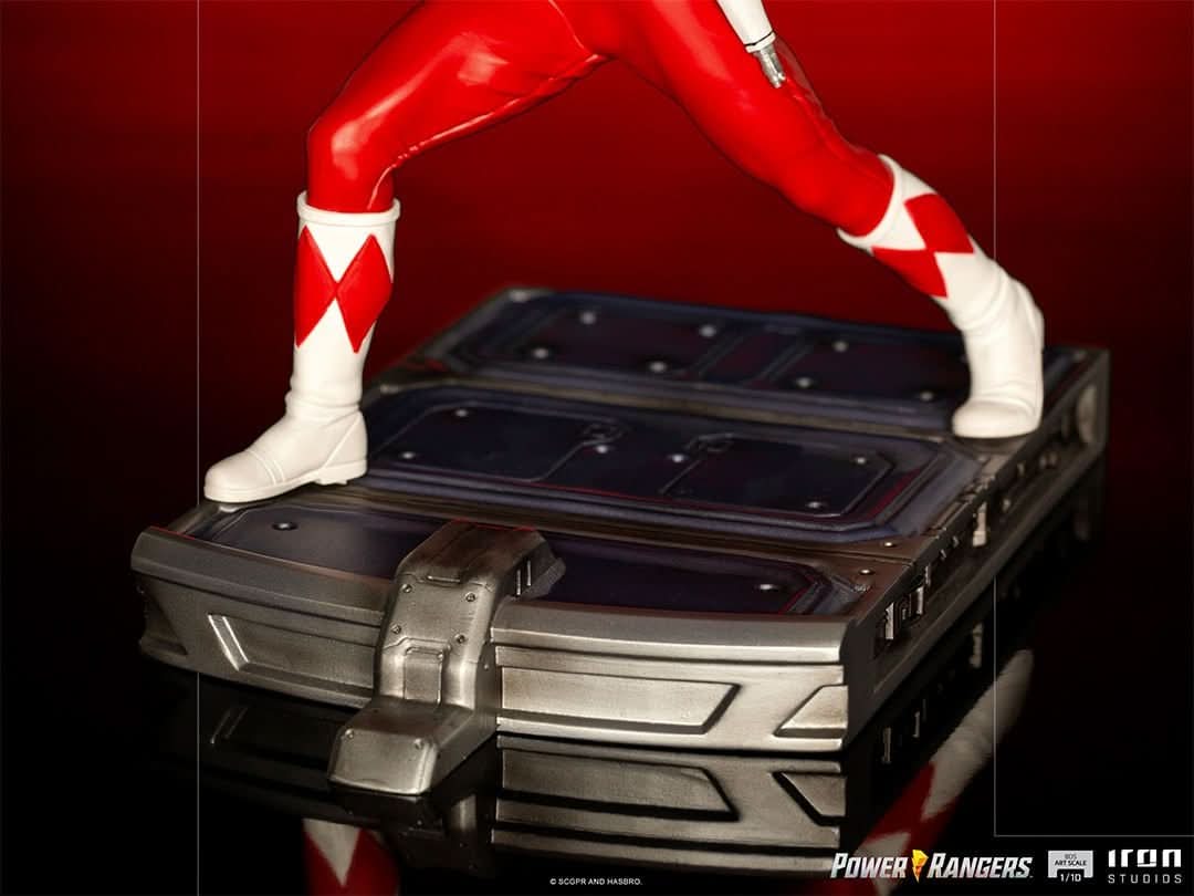 Red Ranger Statue - Mighty Morphin Power Rangers - BDS Art Scale 1/1/10 - Iron Studios