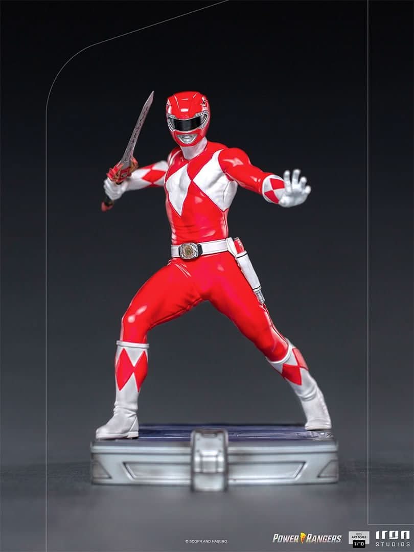 Red Ranger Statue - Mighty Morphin Power Rangers - BDS Art Scale 1/1/10 - Iron Studios