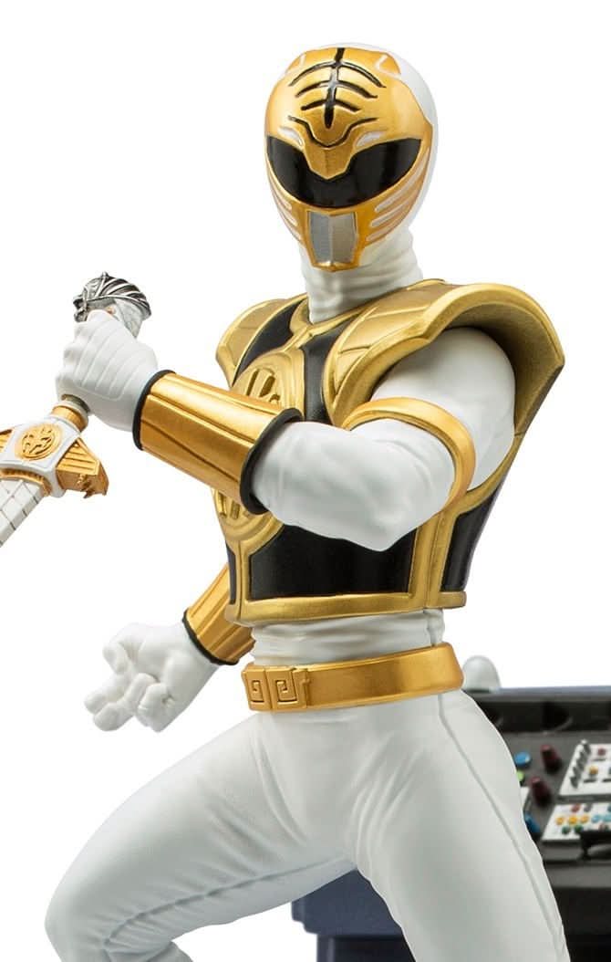White Ranger Statue - Mighty Morphin Power Rangers - BDS Art Scale 1/10