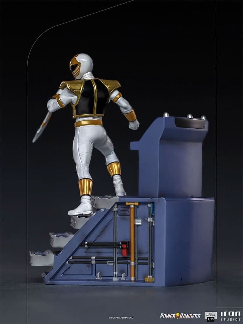 White Ranger Statue - Mighty Morphin Power Rangers - BDS Art Scale 1/10 - Iron Studios