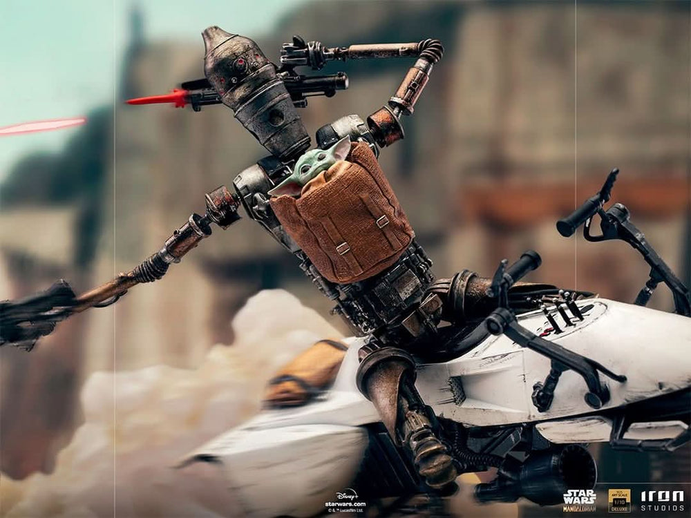 IG-11 and The Child Statue - Star Wars: The Mandalorian - BDS Art Scale 1/10