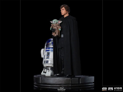 Luke Skywalker, R2-D2, and Grogu - Star Wars: The Mandalorian - Legacy Replica 1/4 - Iron Studios