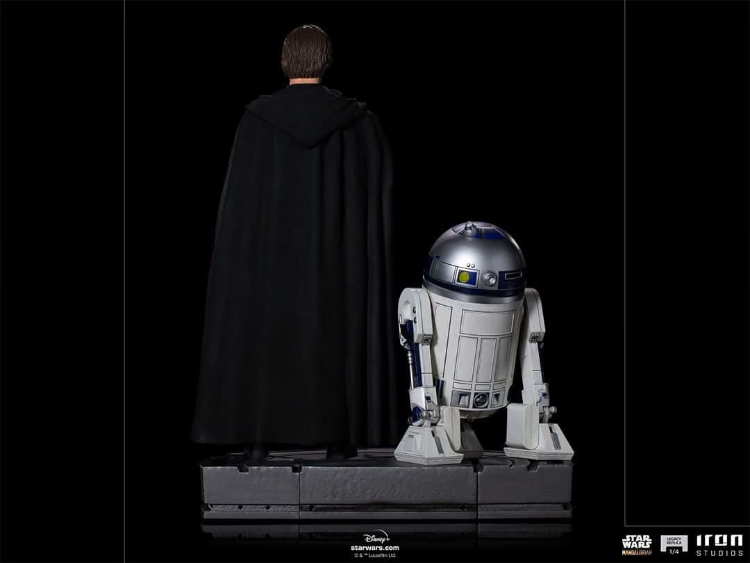 Luke Skywalker, R2-D2, and Grogu - Star Wars: The Mandalorian - Legacy Replica 1/4 - Iron Studios