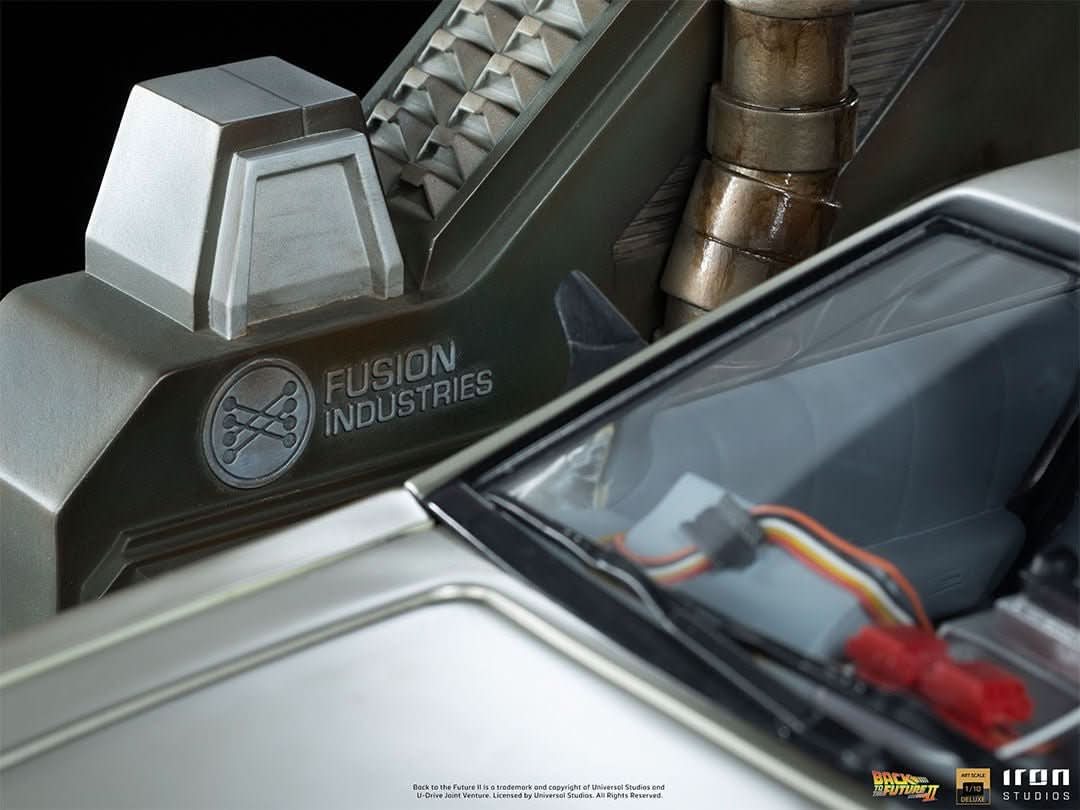 Delorean Full Set Deluxe Statue - Back to the Future II - Art Scale 1/10 - Iron Studios