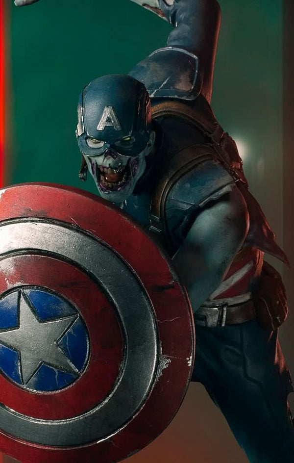 Captain America Zombie Statue - What If...? - Art Scale 1/10 - Spider-Man