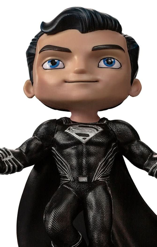 Superman Black Suit Figurine - Zack Snyder's Justice League - Mini Co.