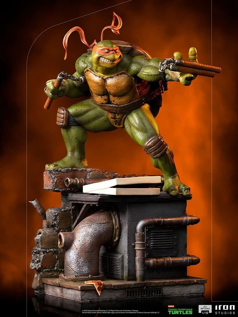 Michelangelo Statue - Teenage Mutant Ninja Turtles - BDS Art Scale 1/10