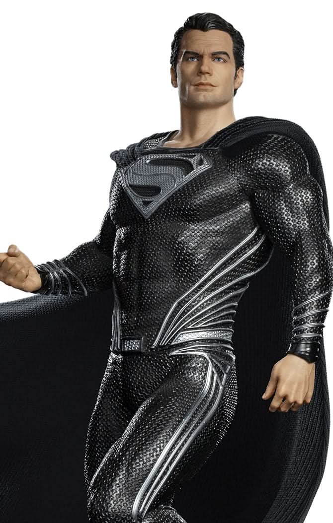 Superman Black Suit Statue - Zack Snyder's Justice League - Legacy Replica 1/4 - Iron Studios