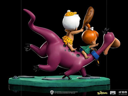 Dino, Pebbles and Bamm-Bamm Statue - The Flintstones - Art Scale 1/10 - Iron Studios